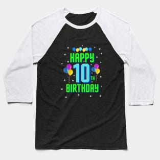 Happy 10th Birthday Baseball T-Shirt